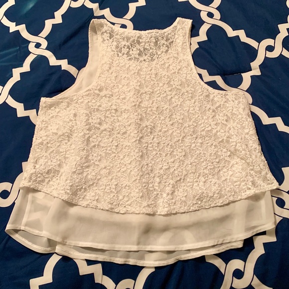 Abercrombie Kids white sleeveless tank - Picture 3 of 3